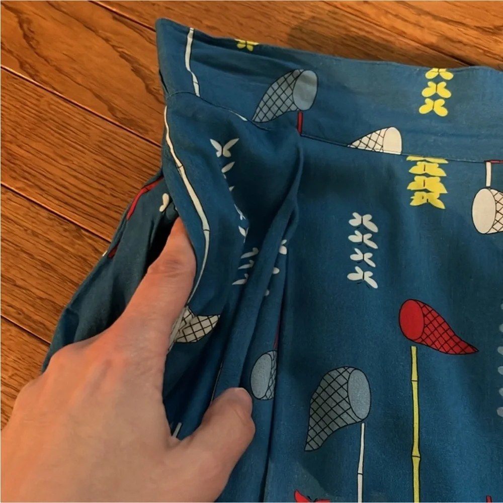 ModCloth Fever London Blue Butterfly Skirt 🦋 - Picture 10 of 16